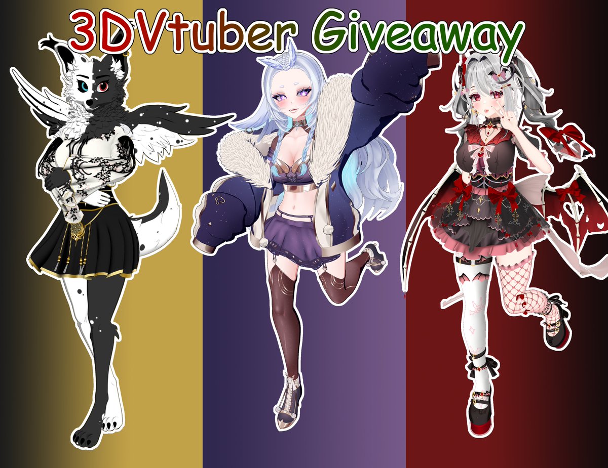 Qu4ntumL34p's tweet image. 🎉 3D VTUBER MODEL GIVEAWAY 🎉
To wrap up the year I’m giving away 1 full 3D VTuber model of YOUR OC!
I’ll create a fully-rigged model, made from scratch with the same quality as my commission work. 💫

To enter:
1️⃣ Follow @Qu4ntumL34p 
2️⃣ Like + Repost
3️⃣ Comment OC ref sheet…