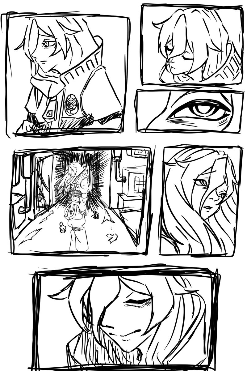 バス酔いしながら描いたからわからん