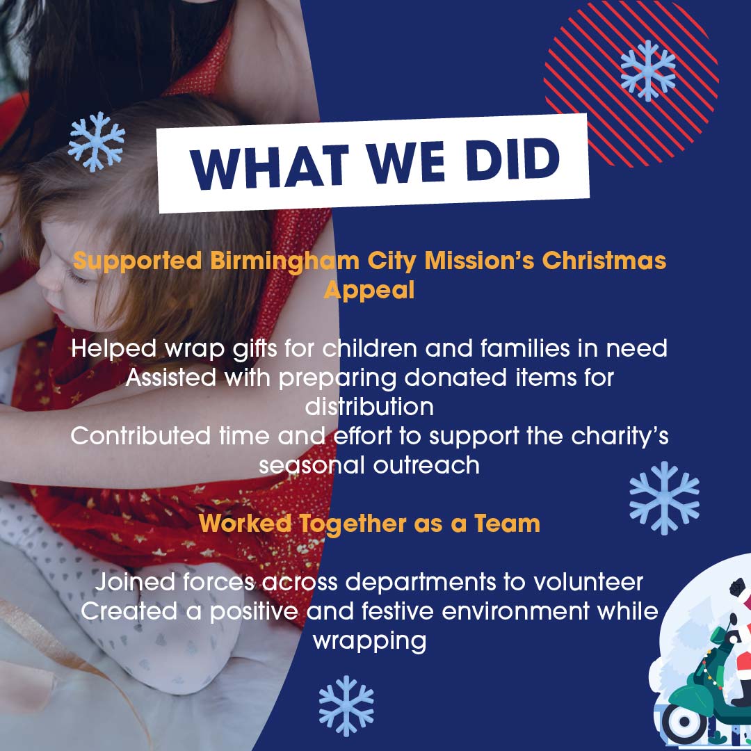 Our SciMed volunteers supported Birmingham City Mission’s ToyLink Project 🎁 Helping wrap gifts for families in need and spreading kindness during the festive season. Proud to give back to our community.
scimed.co.uk/csr-birmingham…