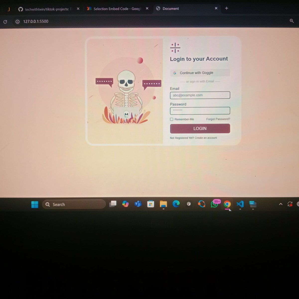 asteech_web3's tweet image. Rebuilt a simple login page today. Nothing crazy, just sharpening my fundamentals.

Learning never stops!!
Happy new month fam