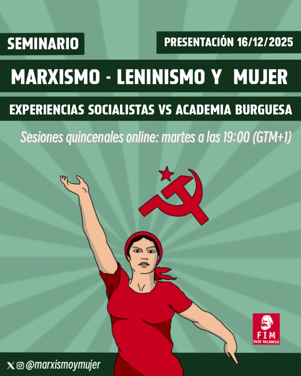 La acción de la academia burguesa sumada a décadas de debilidad ideológica del movimiento comunista, ha abierto la puerta a análisis de la cuestión de la mujer plagados de desviaciones, contrarias al marxismo-leninismo, llegando incluso a posturas reaccionarias.
Sigue 👇🏼