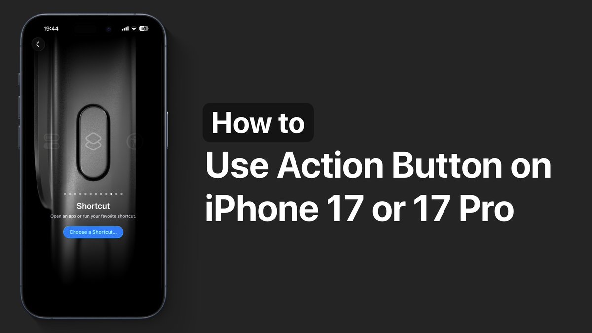 iOSHacker1's tweet image. How to Use Action Button on iPhone 17 and iPhone 17 Pro ioshacker.com/how-to/use-act…