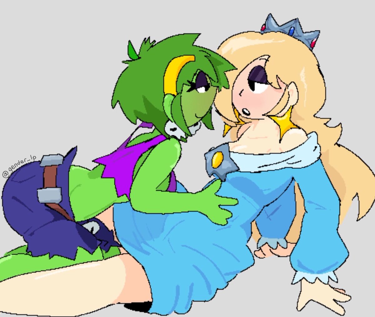 hi I wanna do commissions and would like a gauge on how much people would pay for my quality of art ! unfortunately this is my latest piece of art so…
#fanart #rosalina #rottytops #yuri