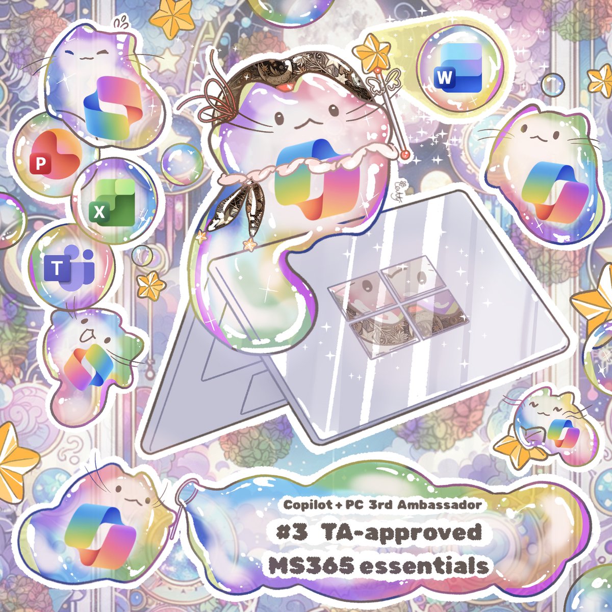 lab_in_latty's tweet image. [ Copilot+ PC 앰버서더 3기] 대학 수업 보조할 때 필수! 대학원생 조교(TA)가 추천하는MS365 기능

MS365 자동 번역부터 디자인까지 새로운 기능들이?!

Copilot와 다양한 MS365 기능들을 사용해보자!

#스냅드래곤 #Copilot #CopilotPC #Microsoft365 #스냅드래곤노트북 #스냅드래곤PC #대학생노트북