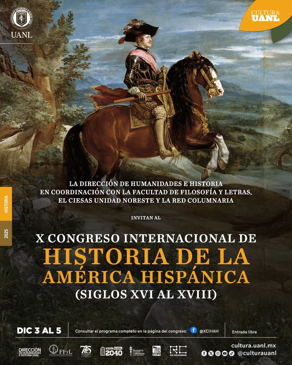 Cordialmente invitados al X Congreso Internacional de Historia de la América Hispánica.