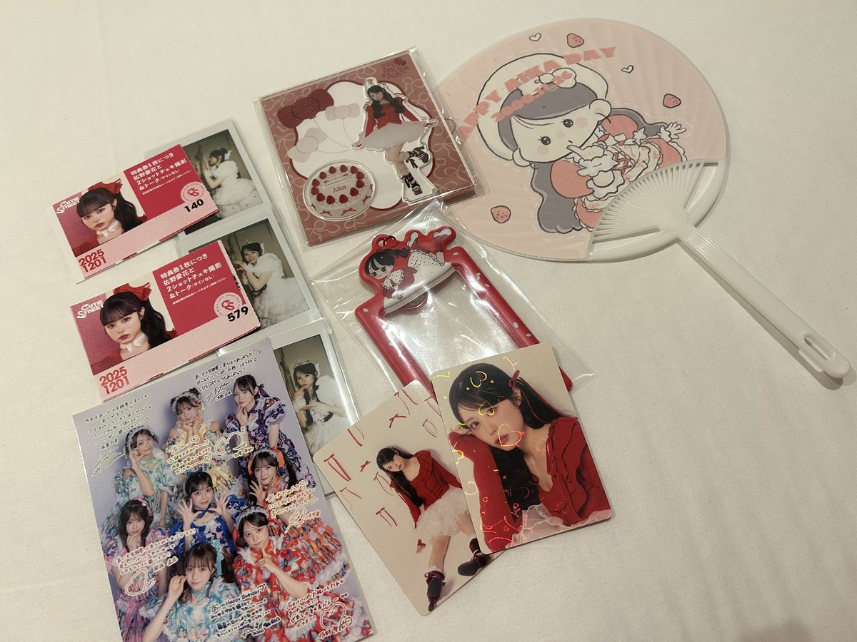 m*i様 佐野愛花 生誕祭 チェキ 12/1 愛花生誕祭！ 人生初の生誕祭参加でした そして、愛花ちゃんと