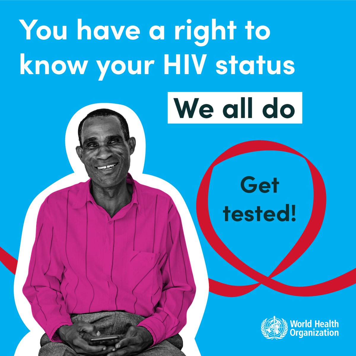 Have you ever taken a #HIV test?

If YES ➡️ Well done! Just remember to repeat the test if you feel you may have been at risk.
If NO ➡️ What are you waiting for?

On #WorldAIDSDay &amp; beyond, the best time to take a test is NOW bit.ly/3K0KPH3