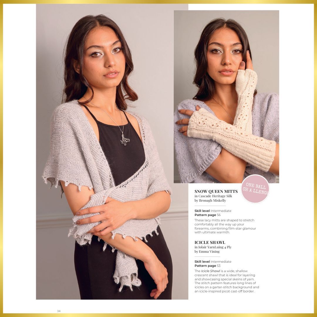 CascadeYarns's tweet image. ✨𝙊𝙤𝙤, 𝙡𝙖, 𝙡𝙖! Discover two new, stunning patterns featuring Heritage® Silk and Cascade 220® in the latest issue of @knittingmagazine! 𝙊𝙣 𝙨𝙖𝙡𝙚 𝙣𝙤𝙬!🤩

#cascadeyarns #fashion #makersgonnamake