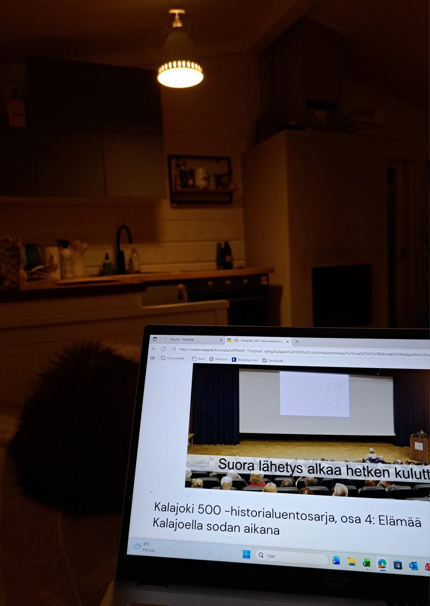 Voi kuunnella etänä läheltä. Hieno sarja. #Kalajoki500v