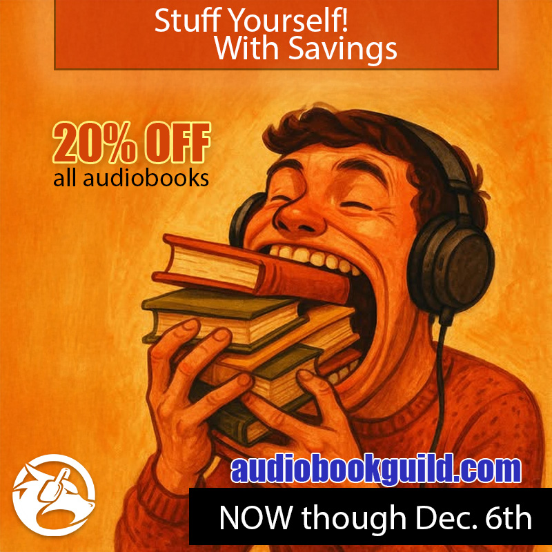 audiobookguild's tweet photo. It's that time of the year.  Go stuff yourself!

https://t.co/BY9wTCRtei

#sale #blackfriday #cybermonday #audiobooks https://t.co/2bR9TkVfCv