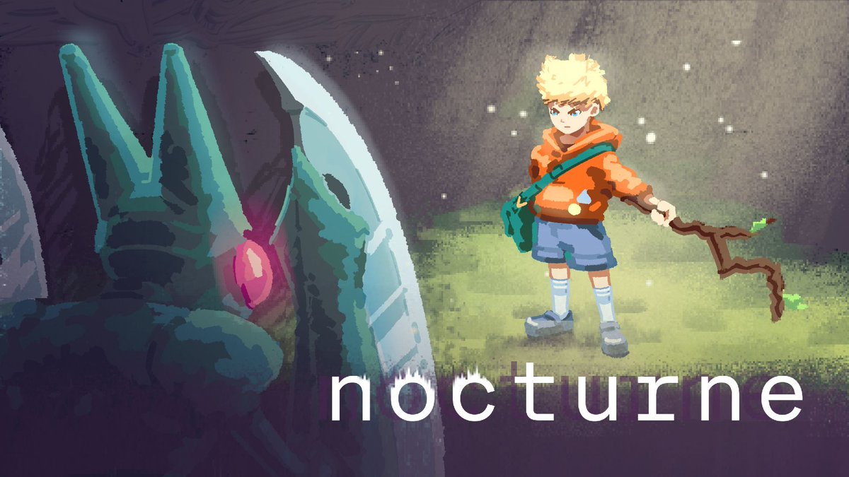 An unused sketch of Kimothy fighting a crawler with a stick, what do you think? Should we finished this piece of art?

You can wishlist Nocturne on Steam here: store.steampowered.com/app/1374860/No… 

#indiegame #indiegamedev #pixelart #nocturne #steam