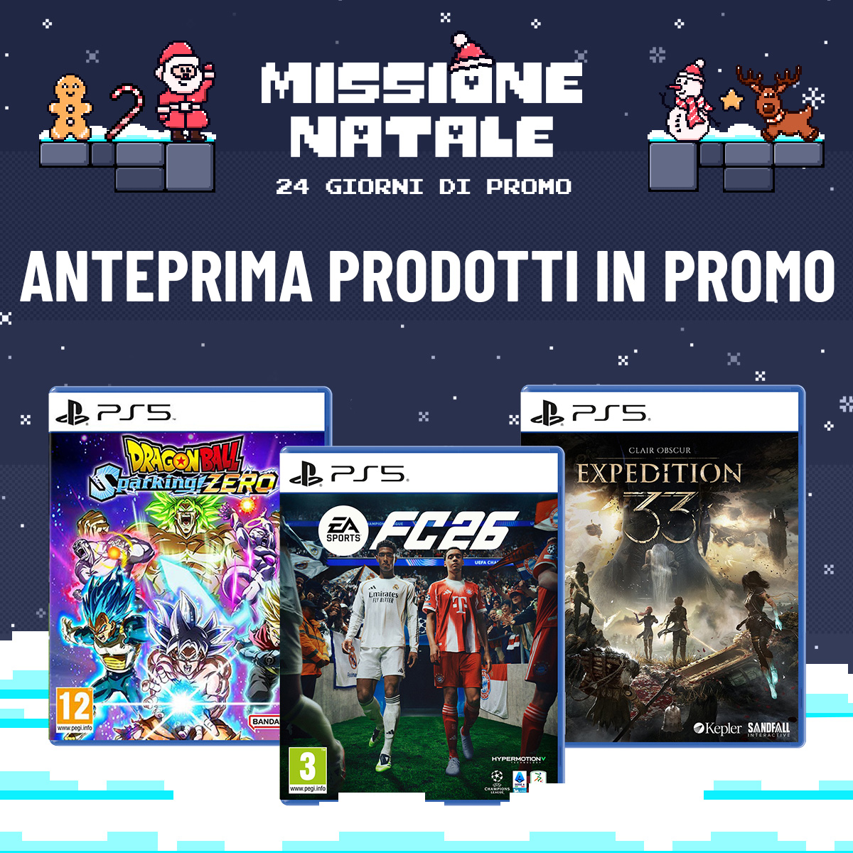 🌟 Missione Natale 🌟

Ecco alcuni dei prodotti in promozione oggi 1 Dicembre! 😍

Scopri il resto su gamelife.it/calendarioavve… 🧡