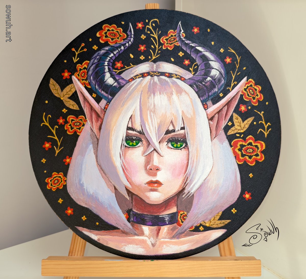 Acryllic painting of Pelmenya