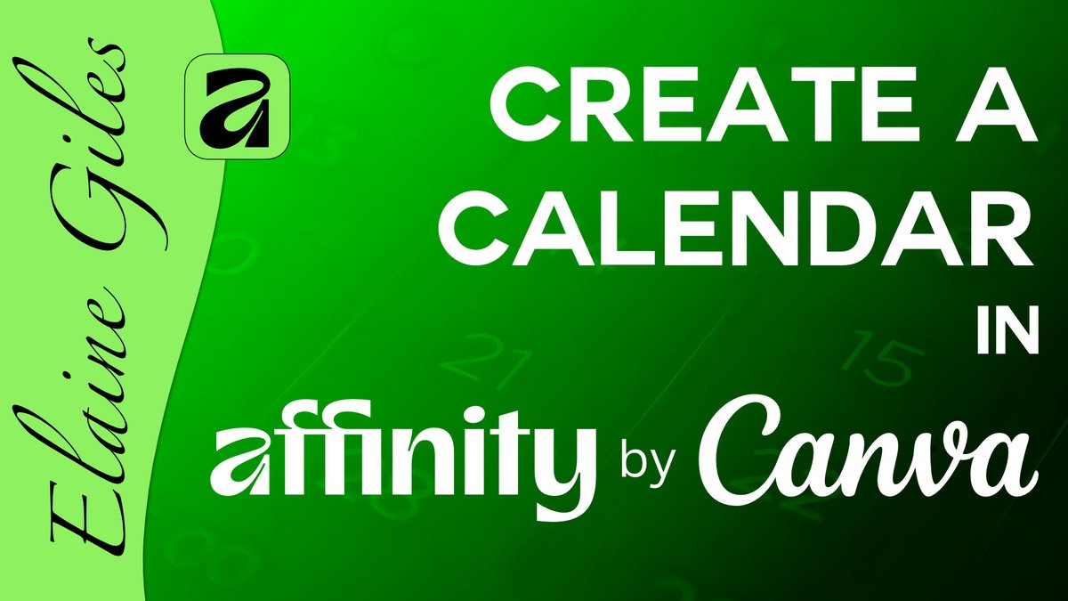ElaineGiles's tweet photo. Replay of the latest #AffinityByCanva live session is available  right NOW!

📅 Create a Calendar in Affinity by Canva 📅

#calendars #calendardesign https://t.co/R1JK7Nko6a
