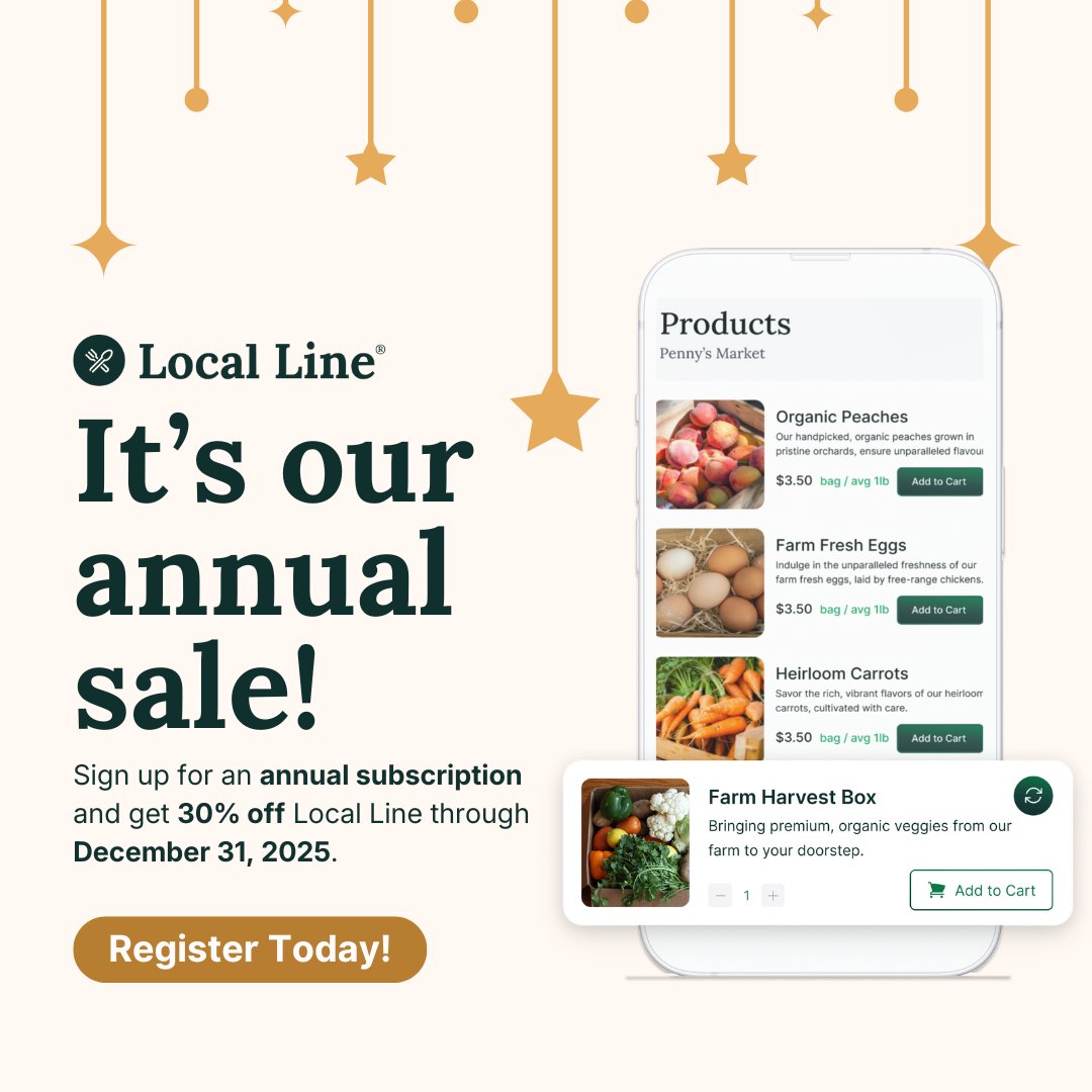 LocalLineInc's tweet image. Our Annual Sale is live! 🎉

Get 30% off Local Line when you go annual through Dec 31, 2025.

👉 Learn more here: hubs.la/Q03WfHTz0