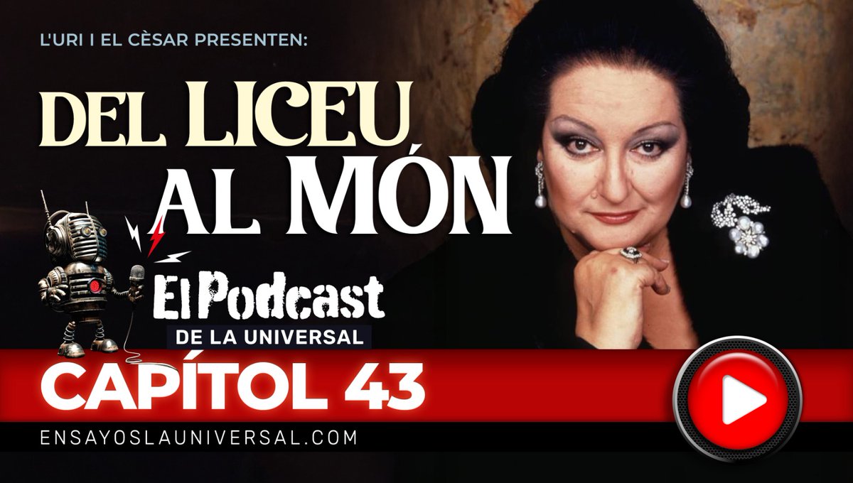 LaUniversal5's tweet photo. Viatgem a la Barcelona dels anys 50 per recordar una de les grans sopranos catalanes, una gran diva d’origen humil admirada fins i tot per la Callas. Presenten la banda local Tremenda i descobrim la versió i l’intèrpret d’avui. Som-hi! https://t.co/4TxN7baFct