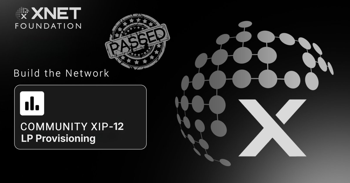 xnet_fdn's tweet image. XIP-12 PASSED ☑️
the network will now transition to a new revenue allocation model for @XNET_Mobile carrier offload
🔹60% → market buy $XNET &amp;amp; burn 
🔹20% → $USDC liquidity provisioning 
🔹20% → operations
a big step forward for sustainable network growth and transparent,…