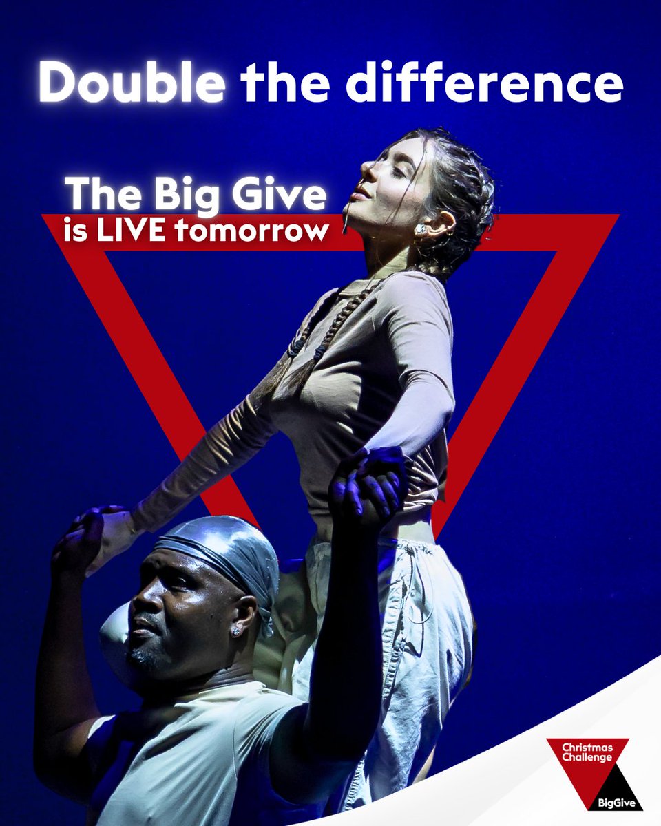 The Big Give Christmas Challenge goes live tomorrow at 12pm! ❤️✨

From 2–9 December, every donation you make to Chickenshed will be DOUBLED!

Donate here: loom.ly/4CrN-tY

#ChristmasChallenge