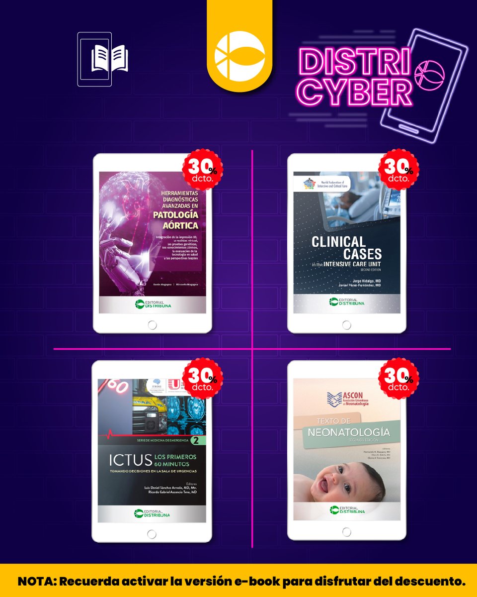 distribuna's tweet image. Hoy es un día muy especial: DISTRI CYBER, el día para aquellos que aman llevar el conocimiento a todas partes en su dispositivo favorito.

Entra a bit.ly/districyber25 y disfruta esta promoción.

NOTA: activa la versión e-book para disfrutar del descuento.

#DISTRICYBER #ebook