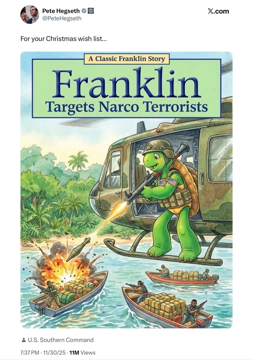 “I’m pretty sure the Secretary of Defense had nothing to do with something like that.”

The Secretary of Defense:👇🏻