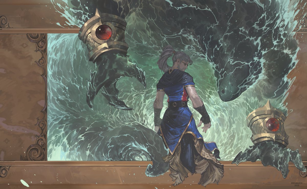 Might of a Frost Mage
Big illustration commission
#warcraft #warcraftart