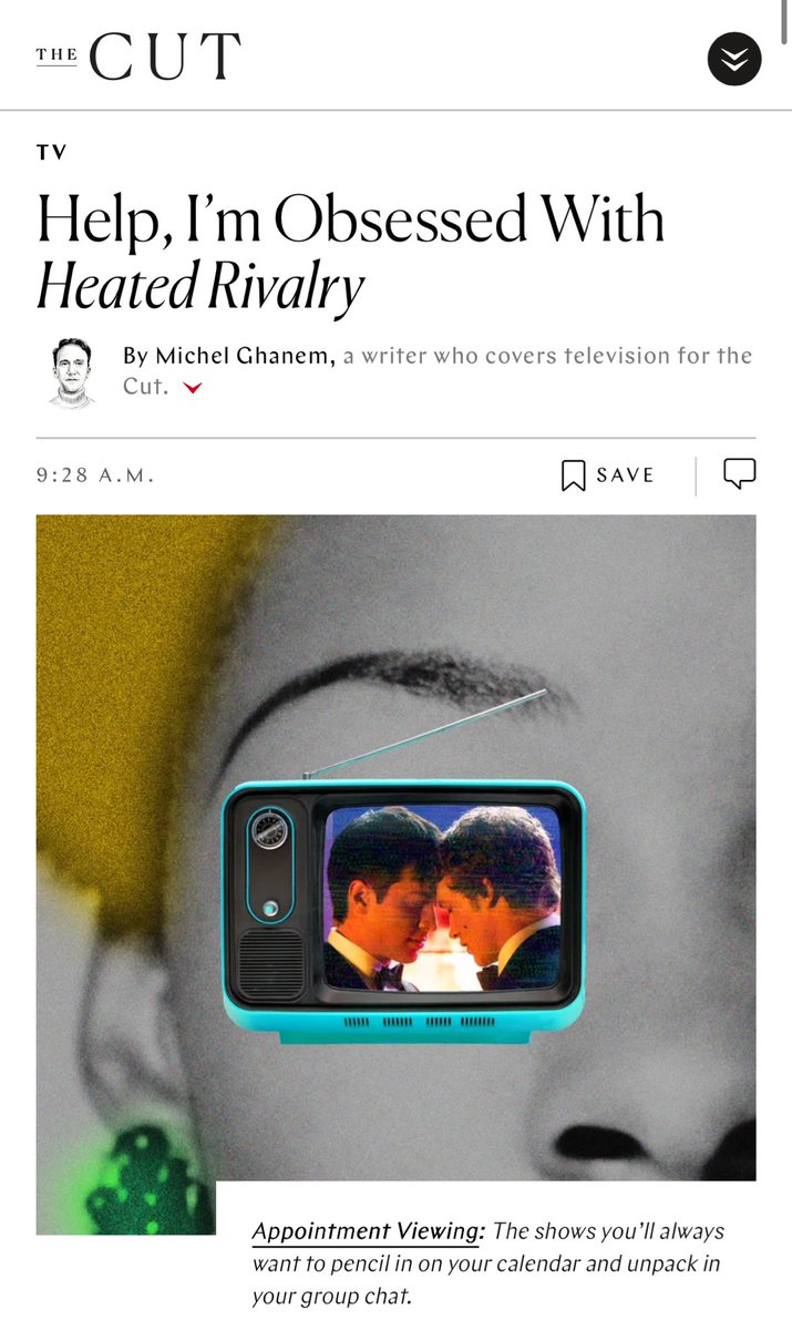 chaotickraken91's tweet image. “Despite what the pulsing score might suggest, #HeatedRivalry isn’t reheating Challengers’ nachos — it’s scoring its own goals.”

🔗 thecut.com/article/heated…