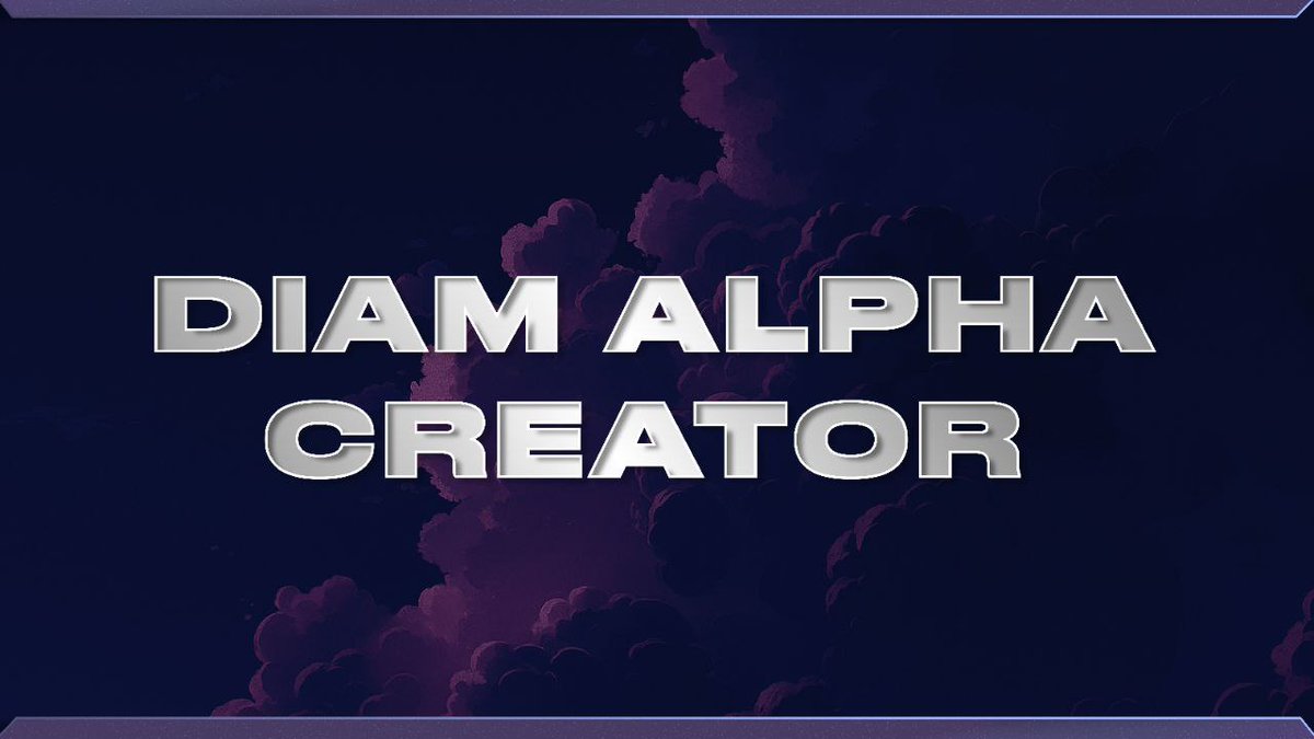 diamante_io's tweet image. Introducing Diam Alpha Creators

You’re already creating in Web3. Now it’s time to actually be rewarded for it.

We’re onboarding 10 creators to grow alongside the Diamante ecosystem, with exclusive perks, priority access, and real rewards.

Apply Now: tinyurl.com/se2d43ed