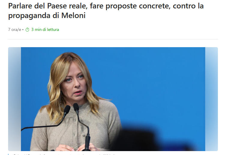 La propaganda alla #Meloni gliela fanno gli altri: #UE, #Moody's, #FMI, #USA, #BCE. Tutte istituzioni che si taglierebbero la lingua a parlar bene del governo se non fosse più che meritato!
#HuffPost dovete schiattare in cuorpo , come dicono a Bolzano!
msn.com/it-it/notizie/…