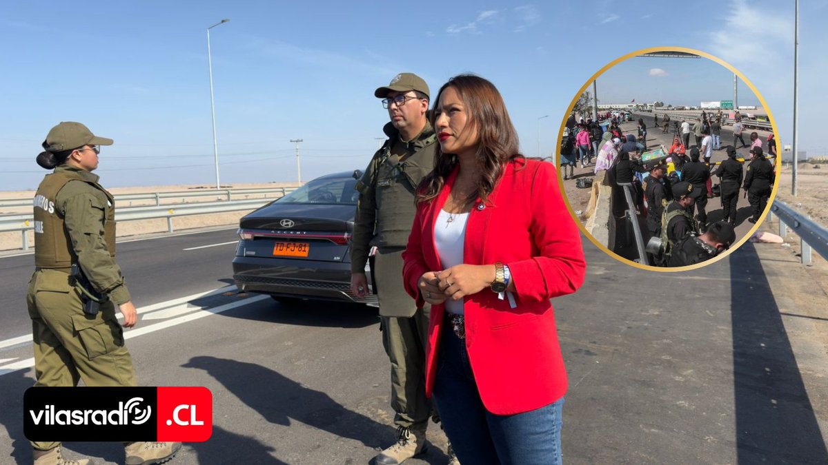 VilasRadio's tweet photo. ⭕️ARICA: DIPUTADA ELECTA STEPHANIE JÉLDREZ ACUSA “CRISIS PERMANENTE” EN LA FRONTERA Y EXIGE ACCIÓN DEL GOBIERNO

💻📲Revisa la nota completa en: https://t.co/GUu5CXnVIA

#ARICA #DIPUTADA #ELECTA #STEPHANIE #JÉLDREZ #ACUSA https://t.co/FN1FtEBmCV