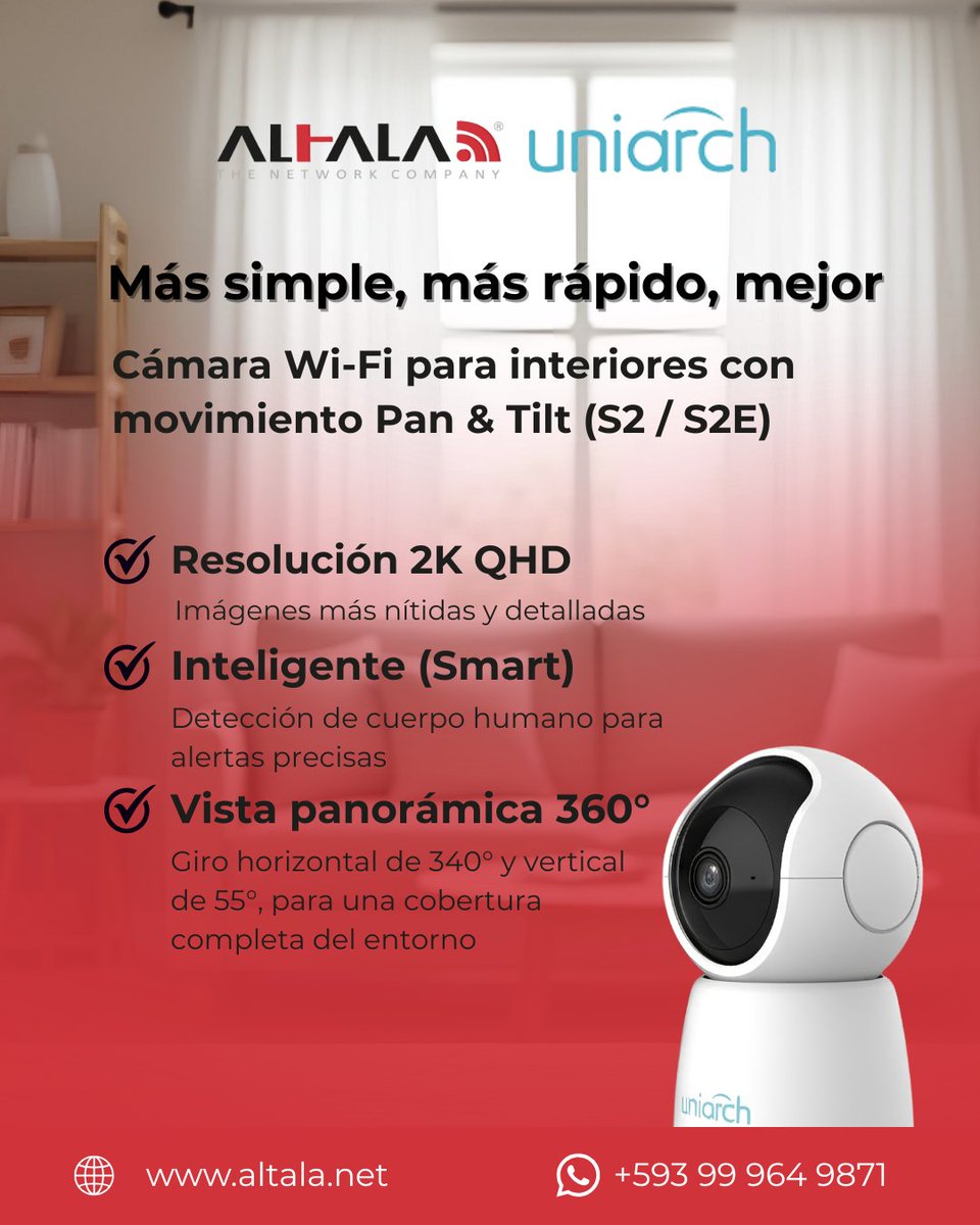 💰 Uniarch demuestra que la seguridad inteligente no tiene por qué ser costosa.
Detección avanzada, análisis inteligente y rendimiento pro… a un precio amigable con tu presupuesto.
🔐 Simple. Confiable. Eficiente.
#Altala #Uniarch #SeguridadAccesible #SmartSecurity