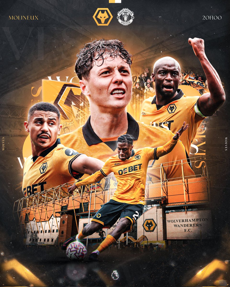Ciandesignz's tweet image. Wolves matchday design 🐺🎨 

#wwfc #Wolves #wolverhamptonwanderers #PremierLeague #smsports