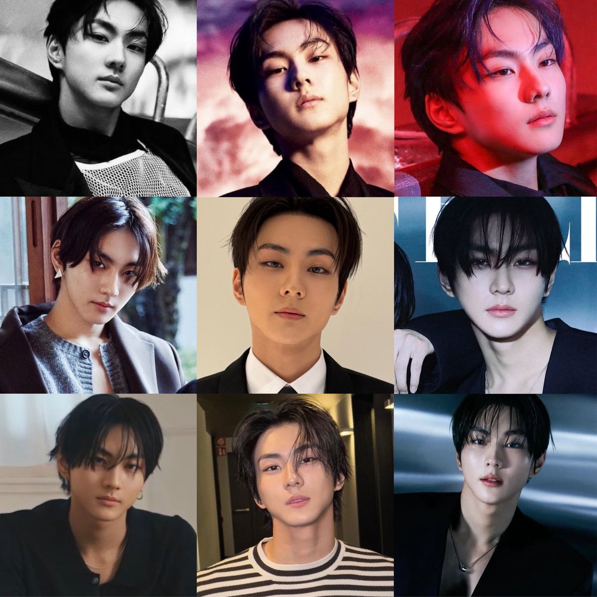 his gaze is literally the same every era