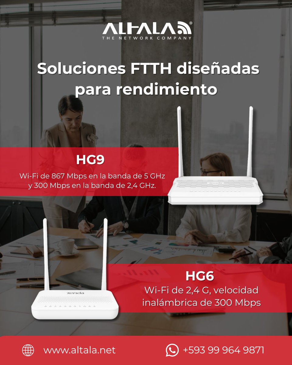 🔌 Soluciones FTTH listas para alto rendimiento.
ONTs con Wi-Fi integrado y soporte GPON/EPON = conexión estable y sin interrupciones.
🏠 Internet rápido, seguro y confiable.
#Altala #FTTH #ONT #Telecomunicaciones