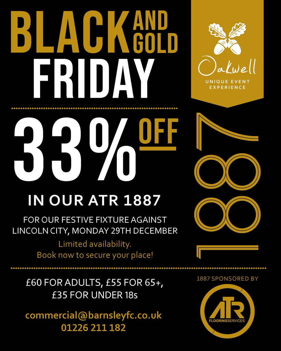 Oakwell Events | Corporate Hospitality Barnsley tweet media