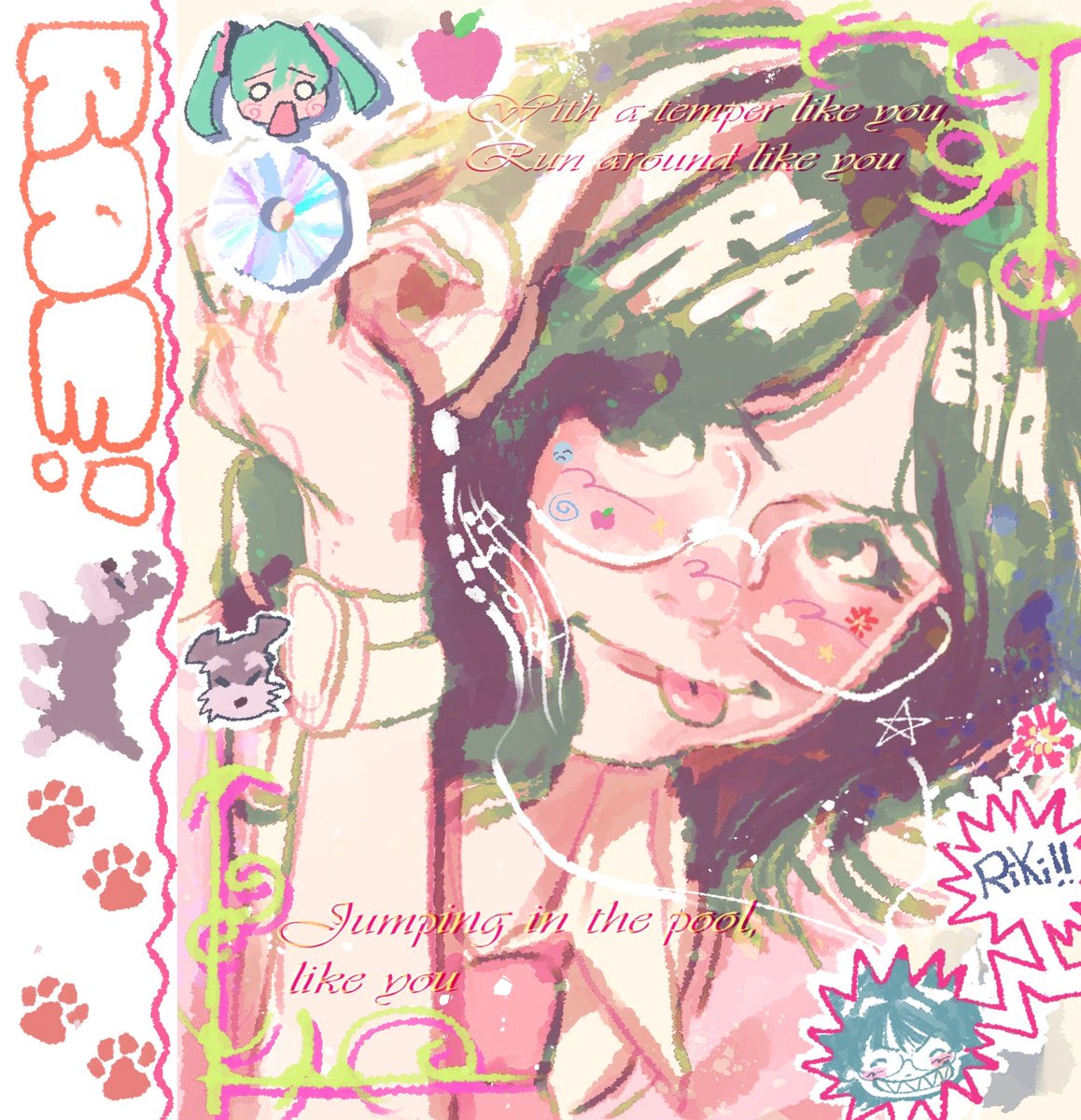 Fico_Rakugaki's tweet image. Drawing for a really close friend of mine !