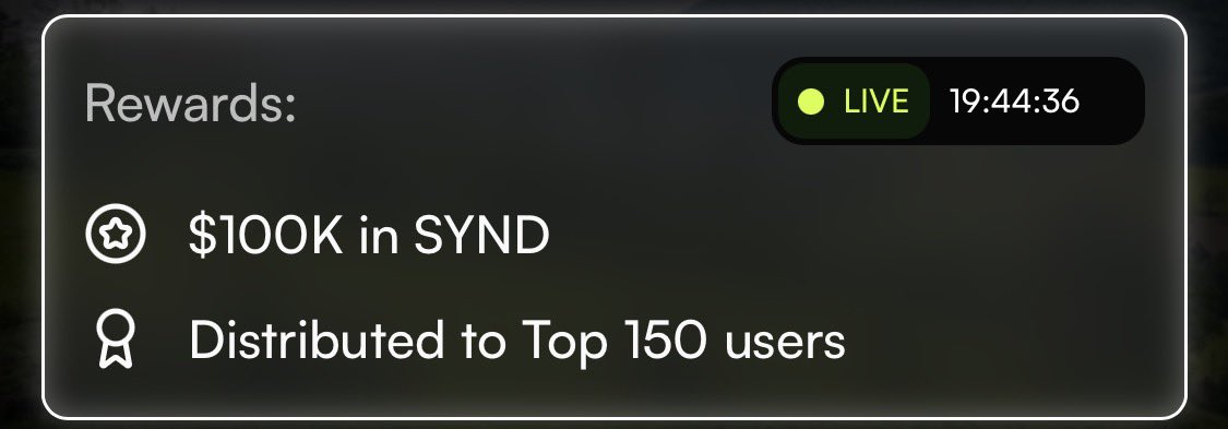 With just a few hours left in the <a href="/syndicateio/">Syndicate</a> x Bantr sprint, everyone’s giving that final push.

$100K in $SYND is on the line and the top 150 creators get rewarded purely on consistency. No hype games, no clout chasing — just real contributions.

What keeps standing out to me