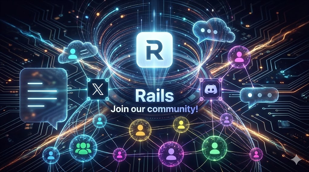 ariful5493's tweet image. Are you looking for early alpha, trading insights and exclusive benefits? Then go live on Rails Discord now.

 Join: discord.gg/rails
 get involved and trade smarter. Stay tuned to Rails for more details.
#rails
#trading
