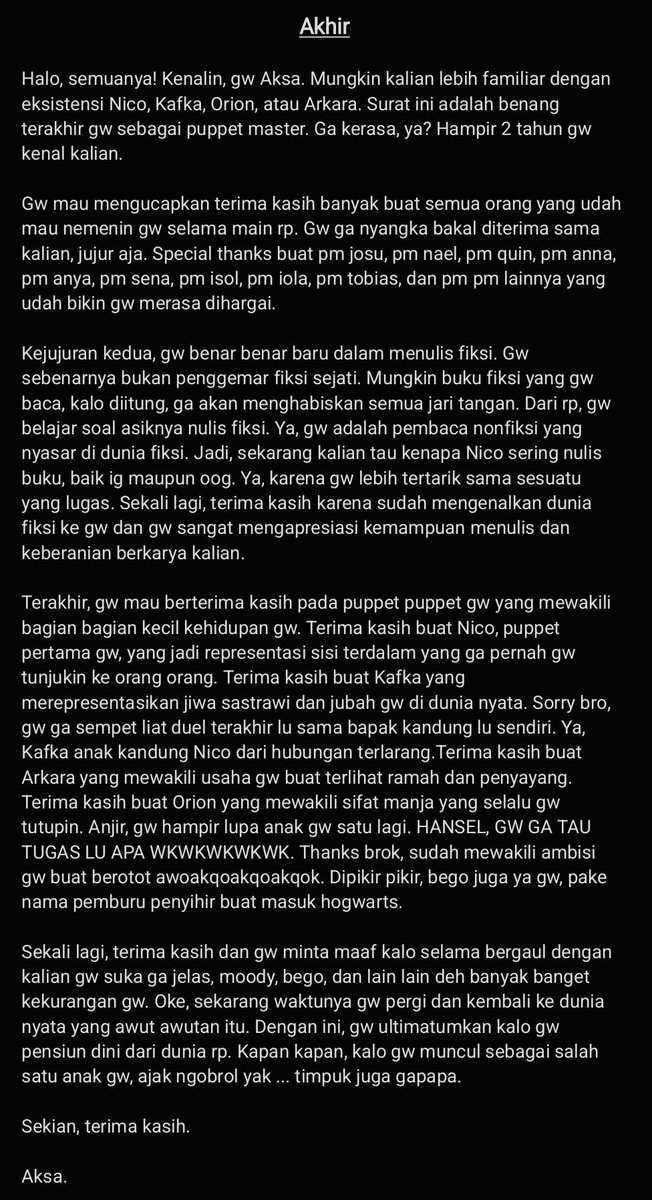 kafkahalford's tweet image. 🐳 pamit ya ges ya 🙏