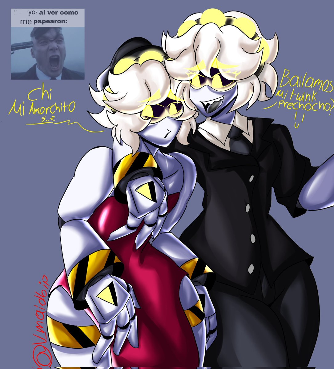 N es el toilet y V es la skibidi 🔥🔥🔥 #envy #eNVy #VxN #murderdrones #murderdronesfanart