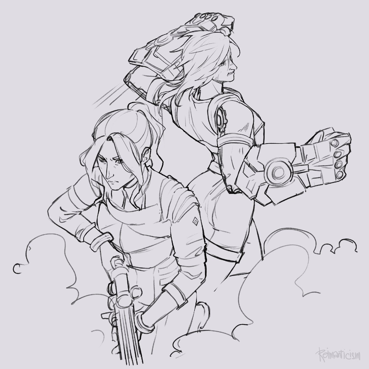 reimanticism's tweet photo. some #caitvi sketch requests i did on tumblr  (1/2) https://t.co/gfuxdVqfnp