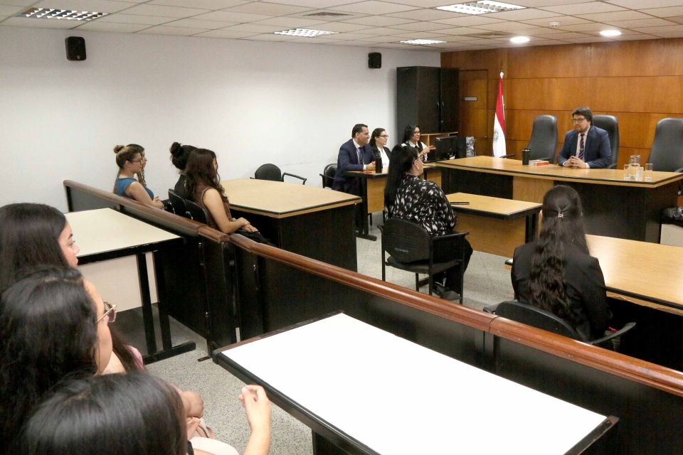 PoderJudicialPY's tweet image. 🔴 Estudiantes de la UPAP realizaron visita guiada al Palacio de Justicia de Asunción

➕Info: pj.gov.py/notas/29095-es…