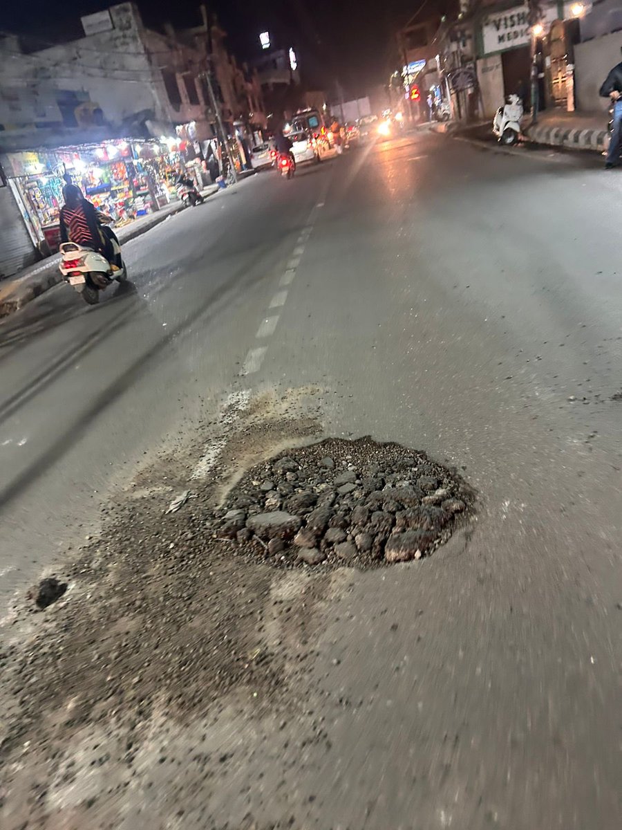 Bloodmoontrader's tweet image. Respected Sir,
A few days ago, this issue was repaired only after I reported it. However, today the road has been dug up again. Just a few steps ahead, there is now a large pothole on the same stretch. This poses a serious risk for two-wheelers. @jmcjammu @Devansh_IAS Sir