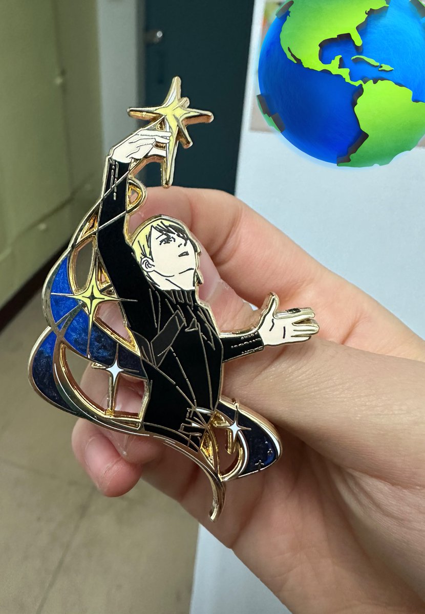 sveuhcb's tweet image. Tosca Fantasy丨Plushenko 05-06 short program
a metal badge I asked factory to customize. Based on p3