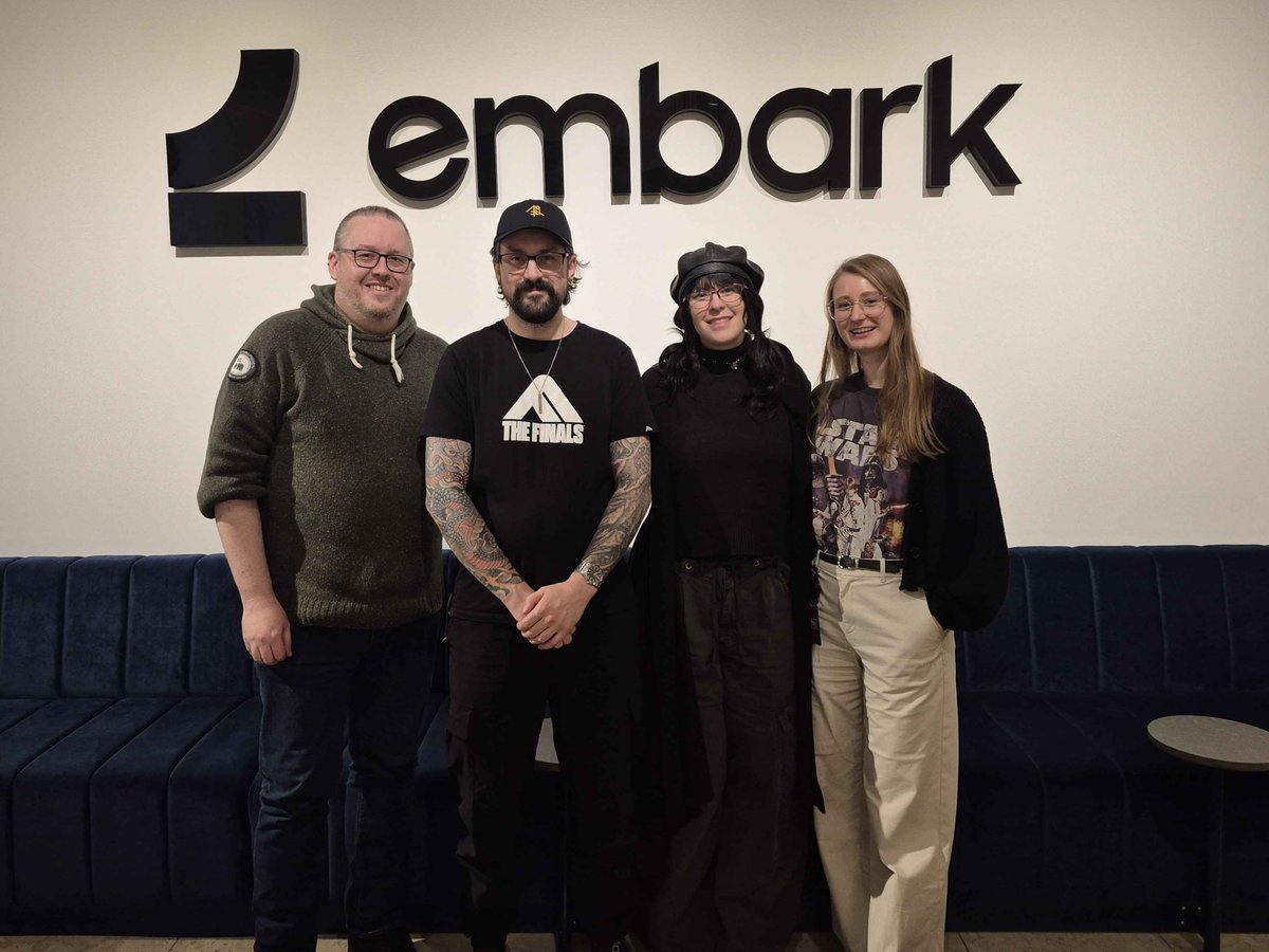 Last day in Stockholm, and I visited <a href="/EmbarkStudios/">Embark Studios</a> with <a href="/iAppoh/">Appoh</a>. 

This trip has been so beautiful. I can’t wait to come back next year!

Thank you Matt and <a href="/caroline_cora/">Caroline</a> for having us! 💗
