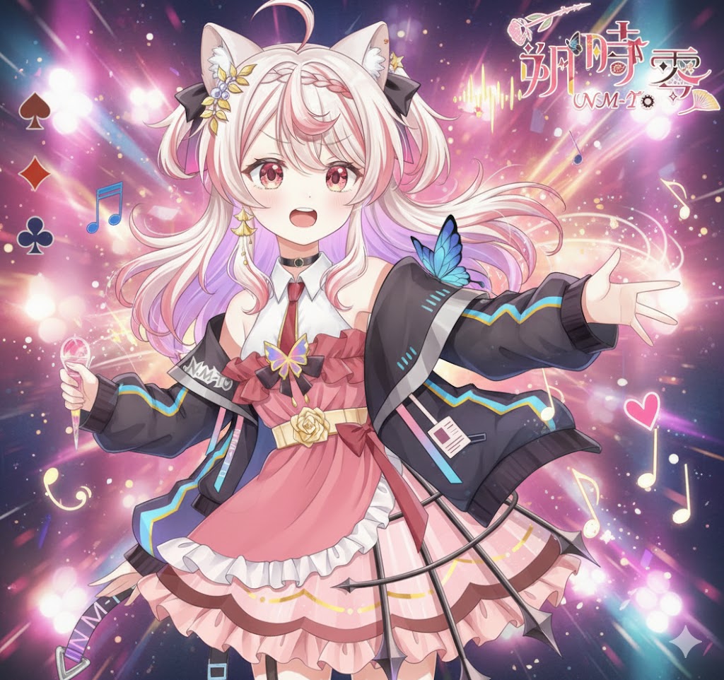 零也想試試GEMINI的封面圖，
於是請它幫零一張動感的唱歌圖。
嗯...是...是滿動感的...😶