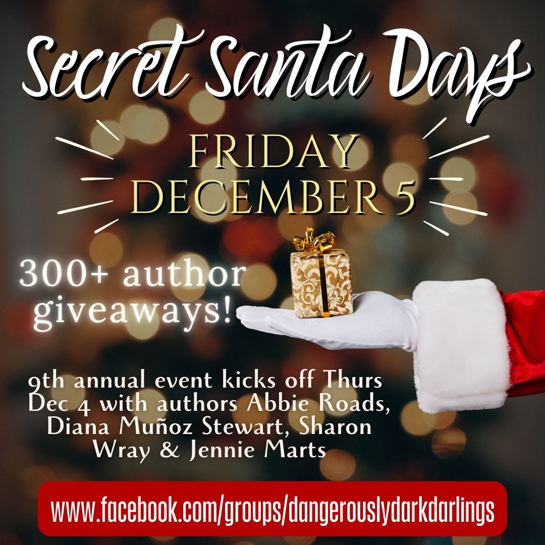 psthib's tweet photo. ATTN: #readers & #readersofthreads๐๐โค๏ธ
Meet new authors. Win Prizes!
Over 300 Secret Santa authors will be giving away books, gift cards, and swag during Abbie Roads' Secret Santa Days!
Join the group today! https://t.co/bXwijhHBw5
#secretsanta๐
#freebooks https://t.co/jLVk1wswhC