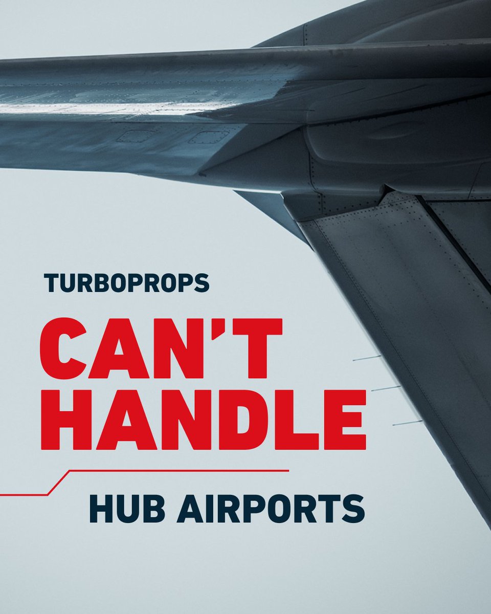Turboprops are slower, less versatile, and struggle at busy airports. Discover why jets still lead the way on WINGSPAN: brnw.ch/21wXYP8

#MHIRJ #CRJSeries #RegionalAviation #RegionalJets #MHIRJInsights #AviationEconomics