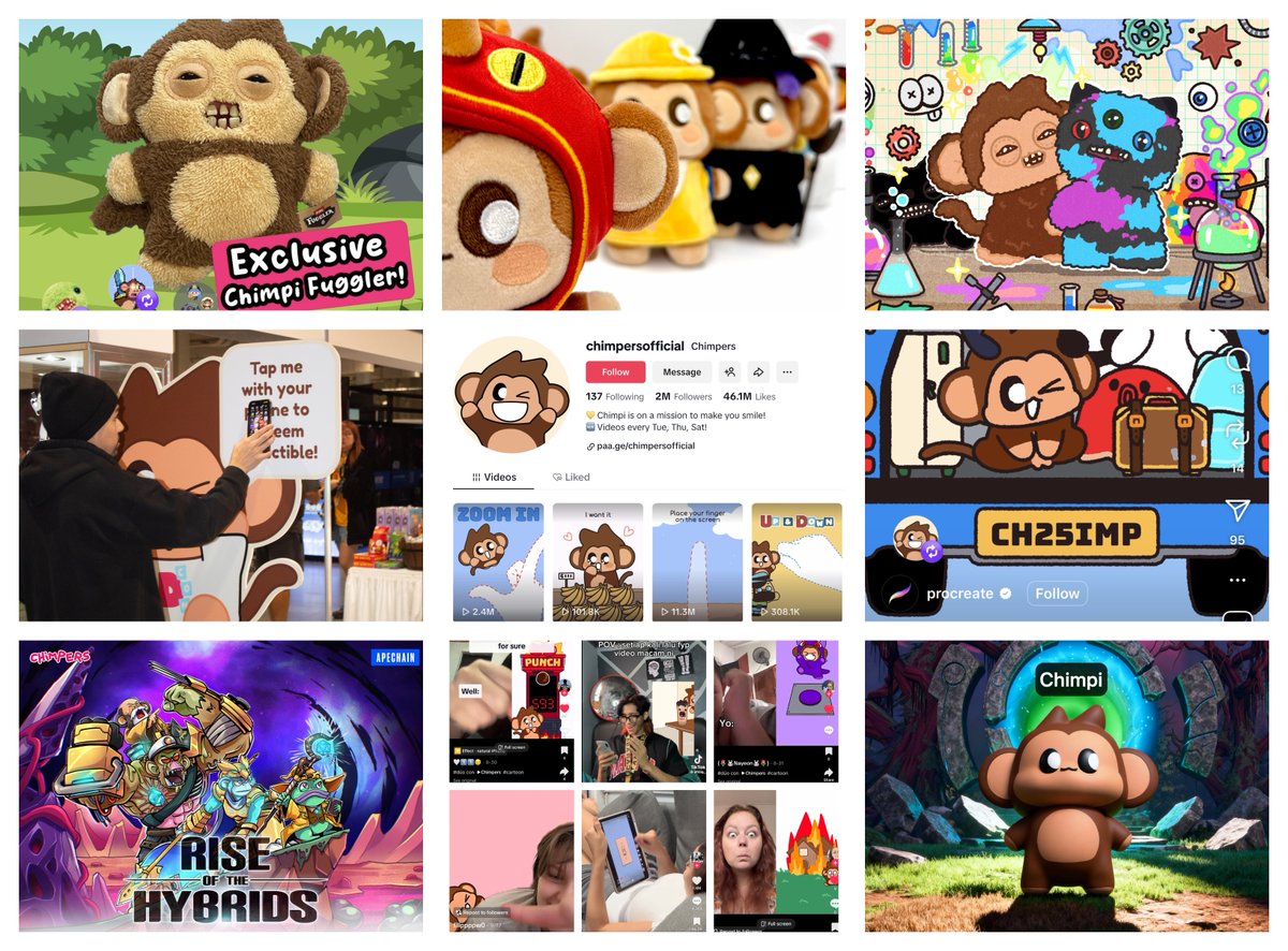 Builders are going to build no matter the market.

Real tangible brand growth is the goal, day by day.

Chimp by chimp 🐒