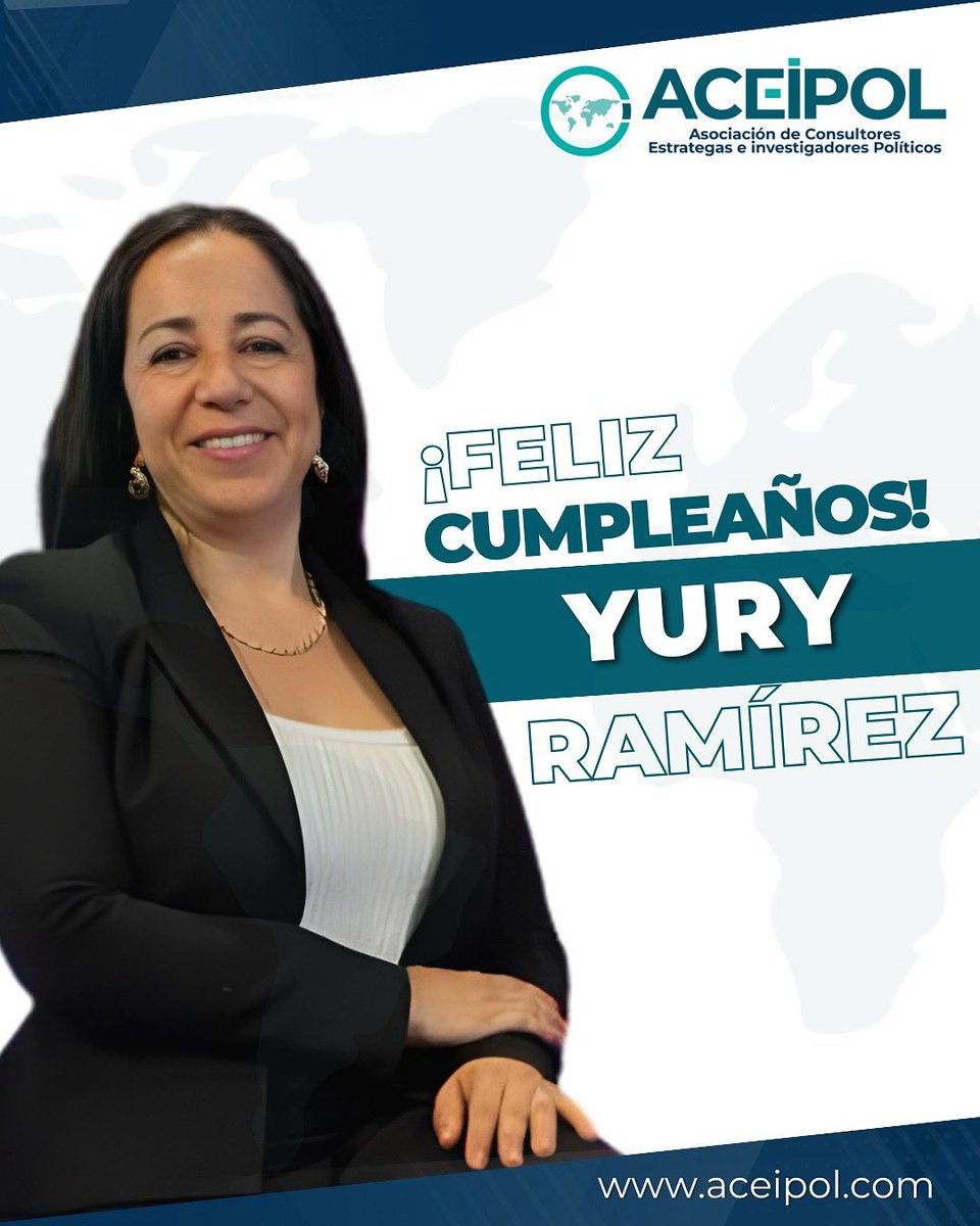 🎉✨ Hoy celebramos el cumpleaños de nuestra querida socia, <a href="/Yuryramidiaz/">YURY RAMIREZ DIAZ</a>.

Que este nuevo año te siga llenando de logros, crecimiento y momentos que impulsen tu camino profesional y personal. 🌟

Te enviamos un fraternal abrazo y nuestros mejores deseos. 🤝🎂

#CumpleañosAceipol
