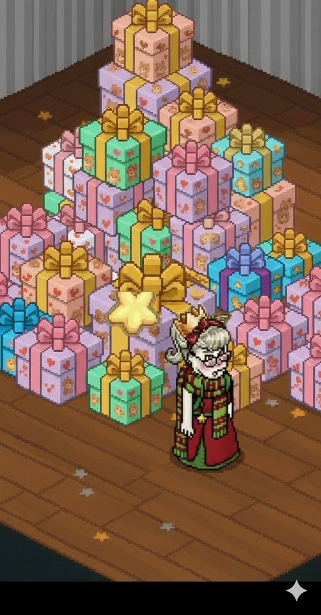 🤩 ¡La Magia de Dar y Recibir!
​Como sabemos, dar y recibir regalos en Habbo es una de las cosas más bonitas de la comunidad. Ya sea por un evento, un amigo, o un Secret Santa... ¡ese momento es genial!
​Pero seamos honestos, la envoltura actual es... ¡funcional! 😂 Queremos ese
